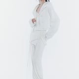 PAIN OR PLEASURE 2608 RUBY HOOK LAYERED PANTS CREAM