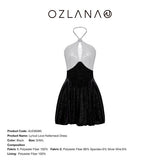 OZLANA SS2305 Lyrical Love Halterneck Dress