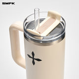 SMFK 2504 不锈钢真空吸管杯 米白