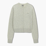 MARITHE 2512 半针织圆领开衫 燕麦