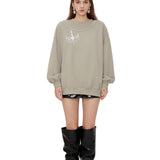 OZLANA SS2310 Chandelier Oversized Crew Neck