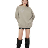 OZLANA SS2310 Chandelier Oversized Crew Neck