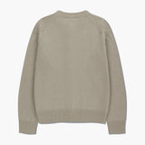 MARITHE 2511 基础简约圆领开衫 米色