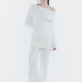 PAIN OR PLEASURE 2608 JENNIE BUTTONED TOP IVORY