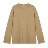 MATIN KIM 2604 Pigment Long Sleeve Top (Beige)