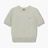 MARITHE 2512 半针织圆领开衫 燕麦