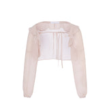 NOT YOUR ROSE 2505 Fairy chiffon bolero (Pink)