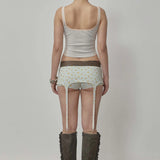 SCULPTOR 2602 Beaded Maria Top Pale Gray