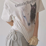 SCULPTOR 2604 Sheriff Cut Out Tee Misty White