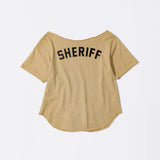 SCULPTOR 2604 Sheriff Cut Out Tee Misty Yellow
