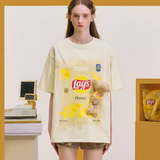 13DE MARZO | 2406 Lays Crayon Drawing T-shirt Yellow