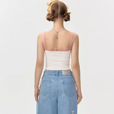 13DE MARZO | 2406 Flavor Cake Backless Camisole White