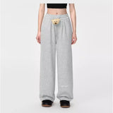 13DE MARZO | 2408 Bear Laced Casual Pants Grey