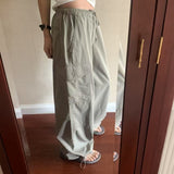 KOREAN COLLECTION 2505 百搭松紧腰休闲工装裤