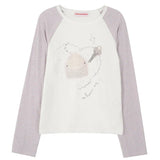 HIGH SCHOOL DISCO 2603 Lettergraphic Raglan Long Sleeve