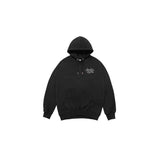 ADLV 2512 模糊素描熊连帽衫 黑