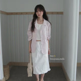 KOREAN COLLECTION 2609 抽绳木耳边半身裙
