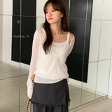 KOREAN COLLECTION 2609 假两件百搭吊带背心