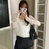 KOREAN COLLECTION 2609 假两件百搭吊带背心
