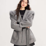 MacyMccoy 2601 大翻领羊毛外套