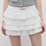 ROLAROLA 2605 NUBASIC FRILL MINI SKIRT PANTS
