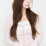ILLIGO 2610 ROSY SQUARE-NECK TOP PINK