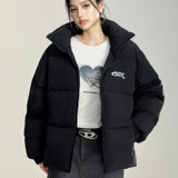 MacyMccoy 2410 廓形百搭棉服外套 黑