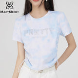 MacyMccoy SS2307 闪钻扎染Tee 蓝