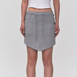 REST & RECREATION SS2404 ARROW POINT SKIRT GREY