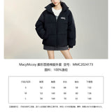 MacyMccoy 2410 廓形百搭棉服外套 黑