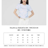 MacyMccoy SS2307 闪钻扎染Tee 蓝