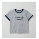 ROLAROLA 2603 MAISON DE ROLA RINGER T-SHIRT GY+NV