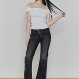 PAIN OR PLEASURE 2604 ANGEL STRAP TOP WHITE