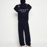 ADLV 2601 字母边框描边连帽外套