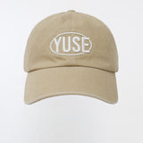 YUSE 2410 BASIC YUSE LOGO BALL CAP - BEIGE