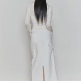 PAIN OR PLEASURE 2608 JENNIE BUTTONED TOP (SS ver.) IVORY