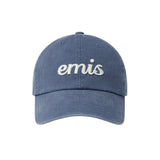 EMIS 2605 VINTAGE PIGMENT BALL CAP-BLUE