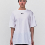 REST & RECREATION SS2404 Logo Oversized T-Shirt White