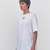 REST & RECREATION SS2404 Logo Oversized T-Shirt White