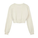 REST & RECREATION SS2404 Crop Knit Cardigan