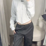 REST & RECREATION SS2404 ARROW POINT HOODIE LIGHT GRAY