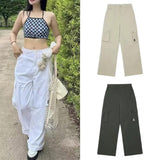 REST & RECREATION 2412  COTTON CARGO PANTS - WHITE