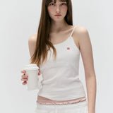 ROLAROLA 2605 NUBASIC LACE SLEEVELESS WHITE