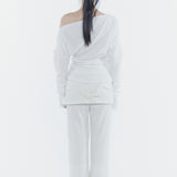 PAIN OR PLEASURE 2608 RUBY HOOK LAYERED PANTS CREAM