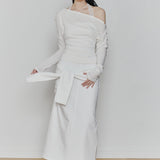 PAIN OR PLEASURE 2608 JENNIE BUTTONED TOP (SS ver.) IVORY