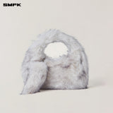 SMFK 2601 十字雕像小号石头包 北极狐白