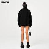 SMFK 2501 Wild野马花臂牛仔夹克 荒野黑