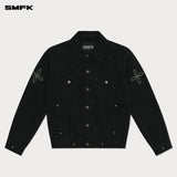 SMFK 2501 Wild野马花臂牛仔夹克 荒野黑