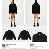 SMFK 2501 Wild野马花臂牛仔夹克 荒野黑