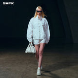 SMFK 2604 幻影阔身户外夹克 云白